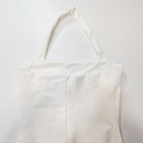 Superdown Reece Halter Bodysuit in white Small - Picture 9 of 12